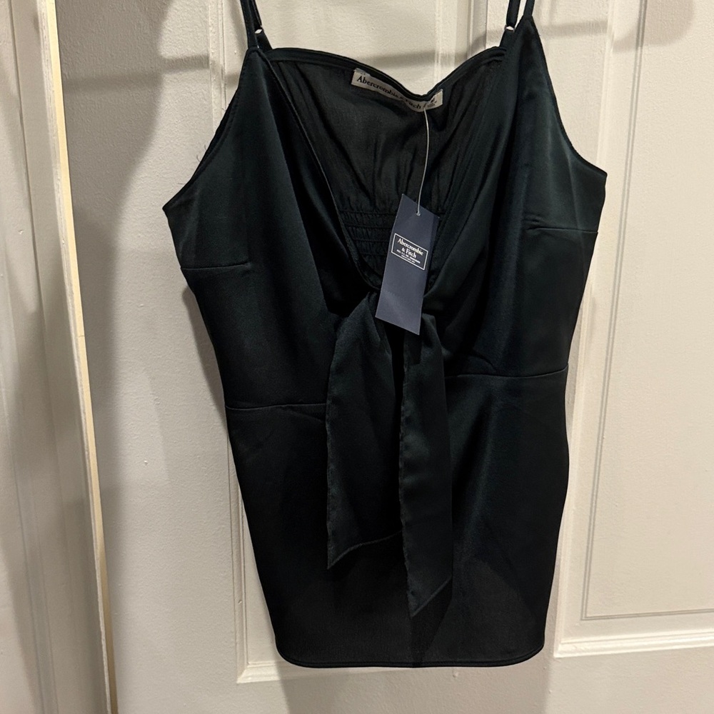 Abercrombie & Fitch Black Sleeveless Blouse